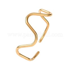 304 Stainless Steel Cuff Bangles for Women&nbsp;BJEW-Z165-03G
