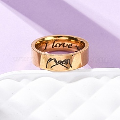 304 Stainless Steel Finger Rings&nbsp;LS-RJEW-G352-01G