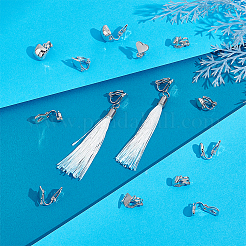 20Pcs 5 Styles Alloy Clip-on Earring Findings&nbsp;FIND-UN0002-38P