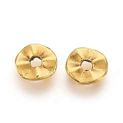 Tibetan Style Wavy Spacer Beads&nbsp;TIBEB-A101871-AG-FF