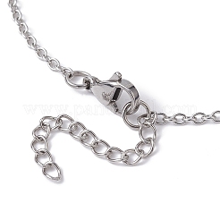 Crystal Holder Cage Necklace&nbsp;NJEW-JN04585