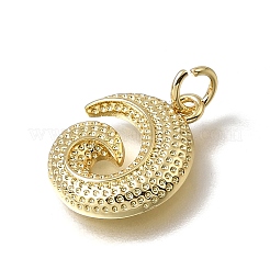 真鍮チャーム  ツイストチャーム  鉛フリー＆カドミウムフリー  18KGP本金メッキ  16.5x14x3mm  穴：3mm&nbsp;KK-C262-35G