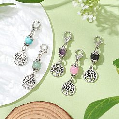 Tree of Life Alloy Pendant Decorations&nbsp;HJEW-JM02840