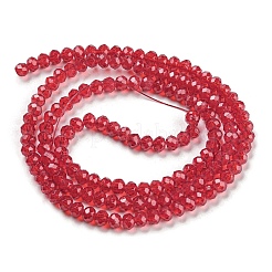 Baking Paint Transparent Glass Beads Strands&nbsp;DGLA-A034-J2mm-B