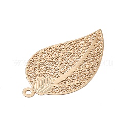Rack Plating Brass Filigree Pendants&nbsp;KKC-K001-01KCG