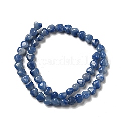 Natural Dyed & Heated Blue Aventurine Beads Strands&nbsp;G-B022-10A
