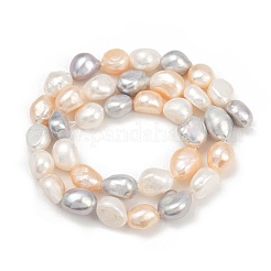 Natural Cultured Freshwater Pearl Beads Strands&nbsp;PEAR-P064-20K-09F