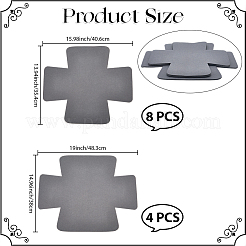 12Pcs Wool Felt Hot Pads&nbsp;AJEW-CP0009-75