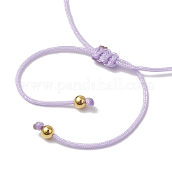 Natural Blue Lace Agate Braided Bead Bracelets&nbsp;BJEW-JB11155-05