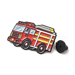 Fire Fighting Truck Enamel Pins&nbsp;JEWB-C059-01B-EB