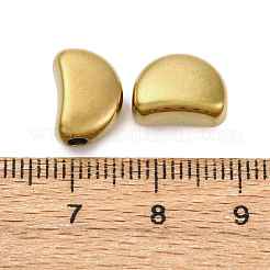 304ステンレススチールビーズ  イオンプレーティング（ip）  豆  18KGP本金メッキ  11.5x8.5x6.5mm  穴：2.5mm&nbsp;STAS-C128-02B-G