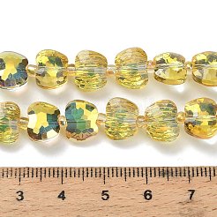 Electroplate Transparent Glass Beads&nbsp;EGLA-H112-03HP-02