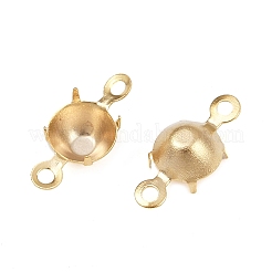 Brass Rhinestone Claw Connector Charms&nbsp;KK-P310-22A-G