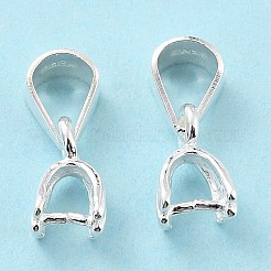 925 Sterling Silver Ice Pick Pinch Bails&nbsp;STER-Z001-015S