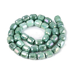 Anti-Tarnish Electroplate Glass Beads Strands&nbsp;EGLA-N027-03A-15