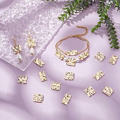 40Pcs 2 Styles Brass Connector Charms&nbsp;KK-GO0001-76