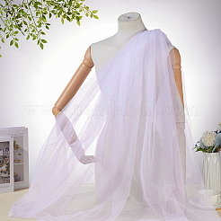 3mポリエステル六角形メッシュ生地  diyクラフトアクセサリー用  ホワイト  300x160x0.01cm&nbsp;DIY-WH0542-58B