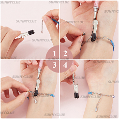 2Pcs Iron and PVC and Acrylic Alligator Memo Clips&nbsp;FIND-SC0011-25C