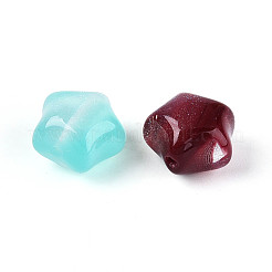 Opaque Imitation Cat Eye Resin Beads&nbsp;RESI-T060-37M