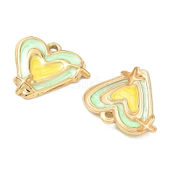 304 Stainless Steel Enamel Pendants&nbsp;STAS-Q119-26G-01