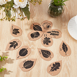 24Pcs 12 Styles Kraft Paper Plant Identification Cards&nbsp;DIY-WH0699-34