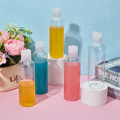 40Pcs PET Plastic Press Cap Transparent Bottles&nbsp;MRMJ-BC0003-53