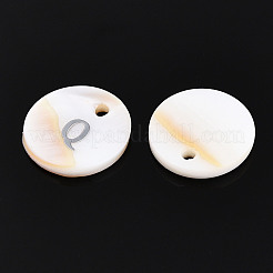 Natural Freshwater Shell Pendants&nbsp;LS-SHEL-Q018-01A-Q-P