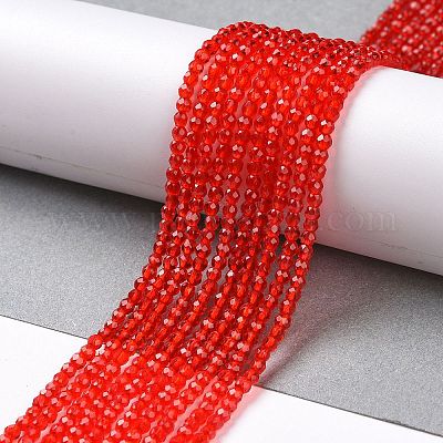 Transparent Glass Beads Strands&nbsp;GLAA-H021-04-25-1