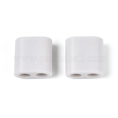 ABSプラスチックビーズ  正方形  2穴  5~6mmコードに適合  ゲインボロ  15x15x8.5mm  穴：4.8mm&nbsp;OACR-N156-07B-1