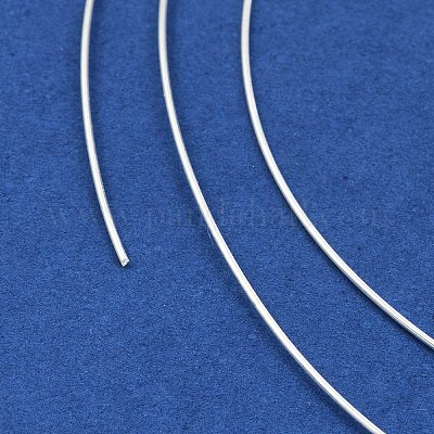 925スターリングシルバーワイヤー  半分柔らかい  ラウンド  銀  0.7mm  21ゲージ&nbsp;STER-NH0001-72B-1