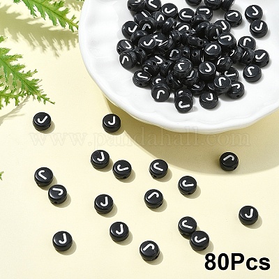 Opaque Acrylic Horizontal Hole Beads&nbsp;SACR-YW0001-70J-1