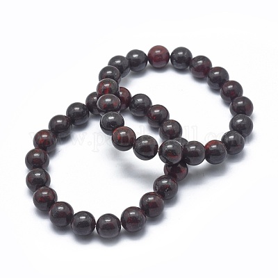 Natural Brecciated Jasper Bead Stretch Bracelets&nbsp;BJEW-K212-B-040-1