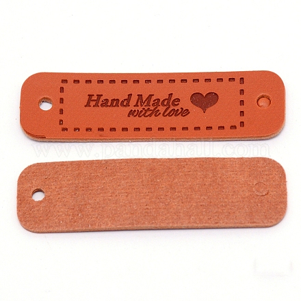 PU Leather Labels&nbsp;DIY-TAC0010-01C-01-1