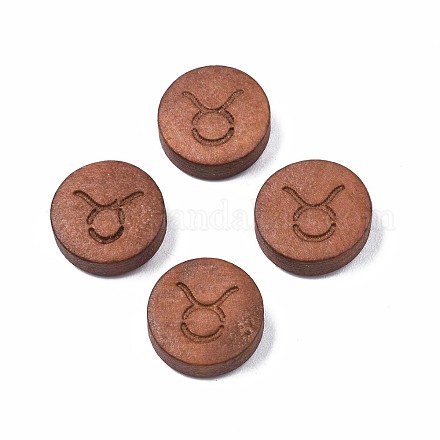 Laser Engraved Wood Beads&nbsp;WOOD-S053-53F-1