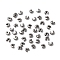 Iron Crimp Beads Covers, Cadmium Free & Nickel Free & Lead Free, Gunmetal, 3mm In Diameter, Hole: 1.2~1.5mm