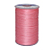 Waxed Polyester Cord, 9-Ply, Flamingo, 0.65mm, about 21.87 yards(20m)/roll
