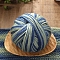 Cashmere Segment Dyed Yarn, for Weaving, Knitting & Crochet, Steel Blue, 2mm, about 131.23 Yards(120m)/Skein