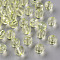 Transparent Acrylic Beads, Round, Light Yellow, 8x7mm, Hole: 2mm, about 1745pcs/500g
