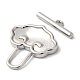 Brass Toggle Clasps&nbsp;KK-N254-84P-3