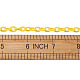 ABSプラスチックアズキチェーン  オーバル  ミックスカラー  15~15-3/8インチ（38~39cm）  5.5~6mm  9色  1連/色  1連売り/箱&nbsp;KY-BT0001-001-11