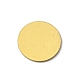 真鍮シート  ブローチ台座製作用  フラットラウンド  生（メッキなし）  12x0.5mm&nbsp;FIND-WH0036-50G-07-1