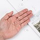 透明な半円形のガラスカボション  透明  8~9x4.5~5.5mm&nbsp;GGLA-R027-8mm-7