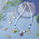 5Pcs Porcelain Pendants&nbsp;PALLOY-TAC0223-7