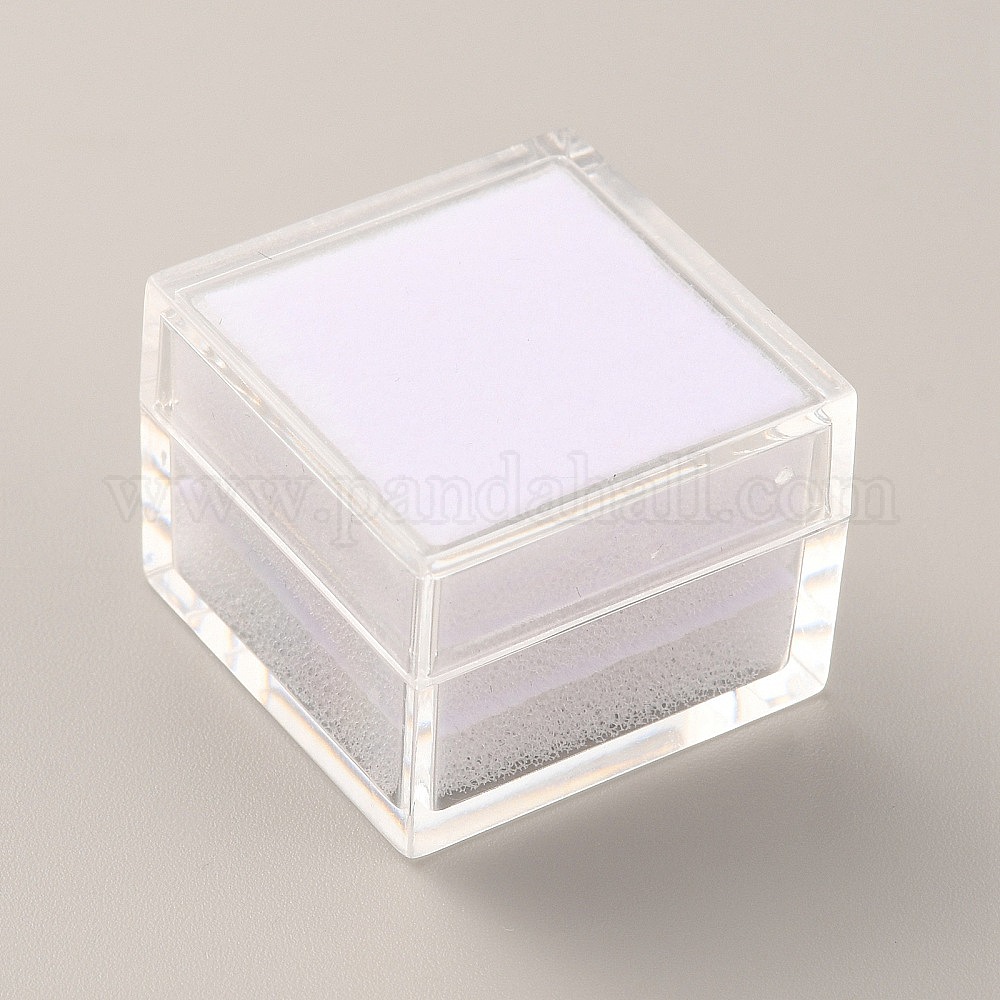 Wholesale Square Transparent Plastic Loose Diamond Box - Pandahall.com