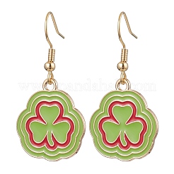 16Pair Saint Patrick's Day Theme 304 Stainless Steel Dangle Earrings&nbsp;EJEW-JE06170