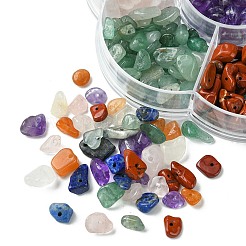 93.1G 7 Styles Natural Mixed Gemstone Chip Beads&nbsp;G-FS0005-79