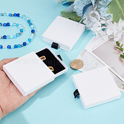 Cardboard Paper Jewelry Set Drawer Boxes with Sponge Inside&nbsp;FIND-WH0199-43C