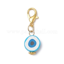 Handmade Polymer Clay Pendant Decorations&nbsp;HJEW-JM04110-01
