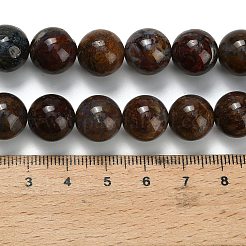 Natural Pietersite Beads Strands&nbsp;G-L642-B16-12mm