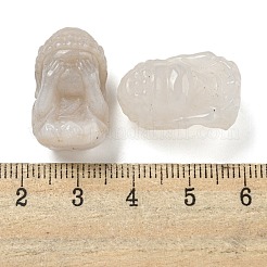 天然アラシャン瑪瑙ビーズ  仏陀の姿  21.5~22.5x13.5~14x12mm  穴：1.4mm&nbsp;G-M442-02